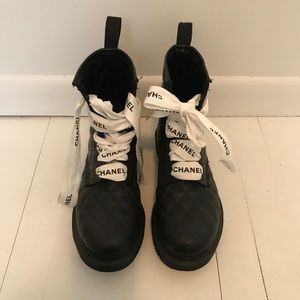 Chanel doc marten boots Clearance
